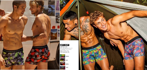 Imagen 7 de 10 de Boxer Xy Estampados Pack X4 Algodón Y Lycra Nueva Colección