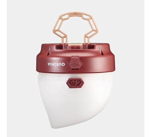 Lámpara De Camping Bl50 Dynamo Recargable 50 Lúmenes Quech Linterna Café