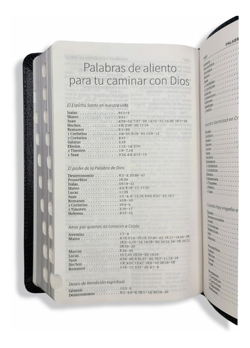 Imagen 6 de 9 de Nvi Biblia Compacta Letra Grande Negro Piel Con Indices