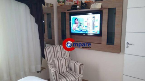 Imagem 2 de 9 de Apartamento Com 3 Dormitórios À Venda, 63 M² Por R$ 413.400,00 - Ponte Grande - Guarulhos/sp - Ap5776
