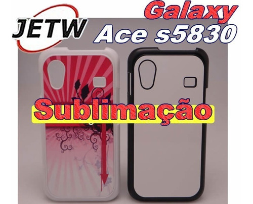 10 Case Capa Acrílico Samsung Galaxy Ace S5830 Sublimação