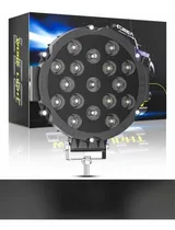 Comprar Faro Led 51w Tipo Arb 17 Led 7 Pulgadas Rojo Y Negro  