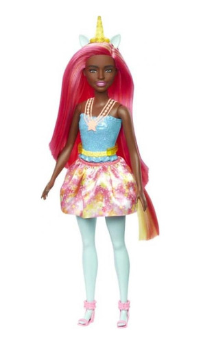 Muñeca Barbie Dreamtopia Unicornio Hgr19 Original Juego