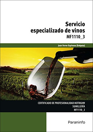 Libro Servicio Especializado De Vinos De Juan Ferrer Espinos