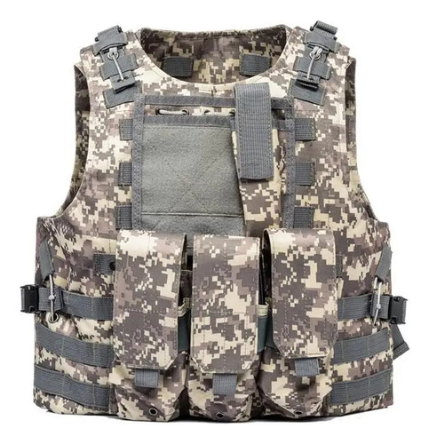 Chaleco Táctico Airsoft Military Gear Molle Combat Assault P