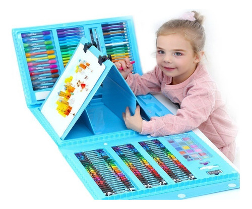 Kids Art Supplies, Juego De Arte Con Caballete De 208 Piezas