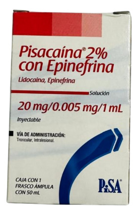 Lidocaina,epinefrina 20mg/0.005mg/1ml Fco C/50ml