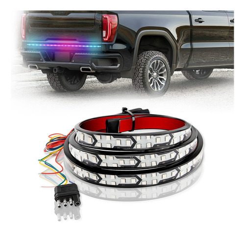 Barra Luz Led Flecha Rgb Para Porton Trasero Ford F-150 Duty