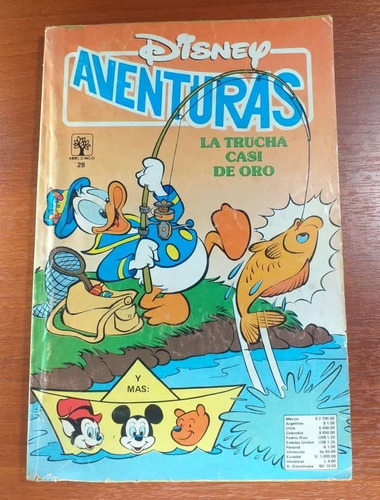 Revista Disney Aventuras #28 La Trucha Casi De Oro 1992