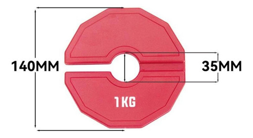 Suministros De Gimnasio De Placa De Peso Fraccional 0.25 Kg