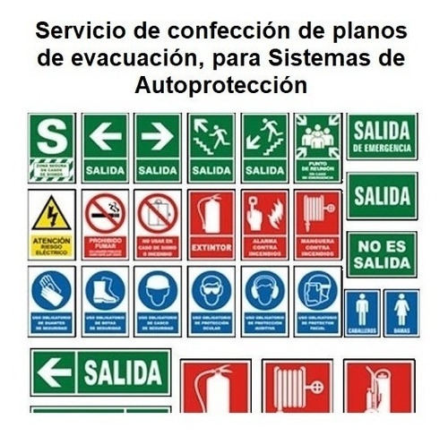 Planos De Evacuación Para Sistema De Autoprotección. Pdf Dwg