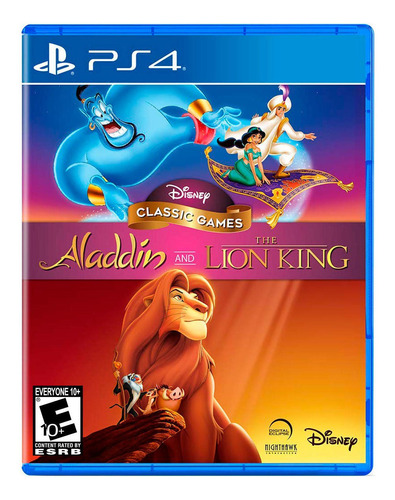 Aladdin Y El Rey León Juegos Clásicos De Disney Ps4