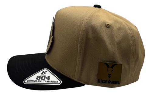 Gorra Chivas Rayadas Rebaño Sagrado Rojiblancos Campeonísimo Marrón Claro Unitalla Lisa