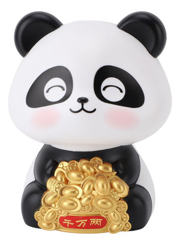 Estatua Con Diseño De Panda Alimentada Por Energía Solar Par