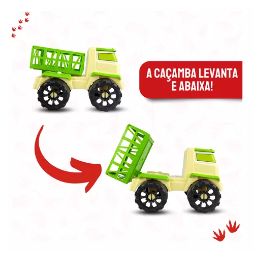 Brinquedo Grande Caminhão Carrinho Reforçado Caçamba Infanti Personagem  Caminhão Caçamba