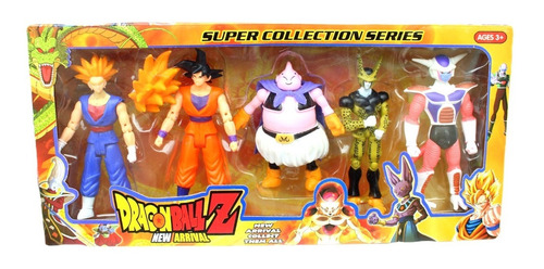 5 Muñecos Dragon Ball Z Goku Figuras Juguete Niño