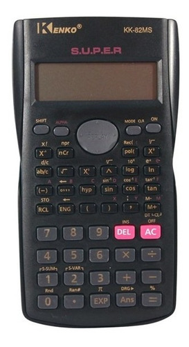  Calculadora Cientifica C/ Tapa Kenko Kk-82ms-10-12 Digitos