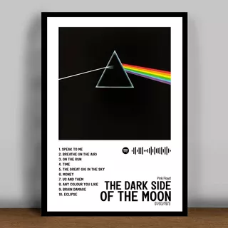 Cuadro Disco Pink Floyd (the Dark Side Of The Moon) 30x42cm