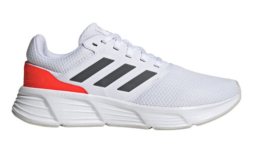 Tenis Hombre adidas Galaxy 6  - Blanco-naranja       