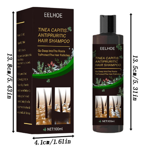 Anti-itch Shampoo For Tinea Capitis To Remove Dandruff And R