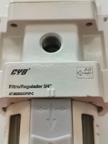 Filtro Regulador De Aire Cyb De 3/4 Npt Con Manometro