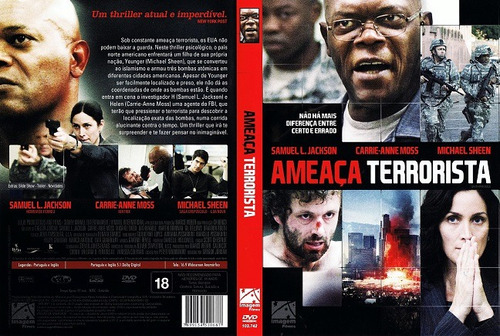 Dvd Ameaça Terrorista Com Samuel L. Jackson