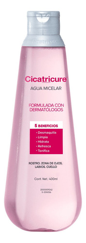 Cicatricure Agua Micelar Regular 5 Beneficios 400 Ml