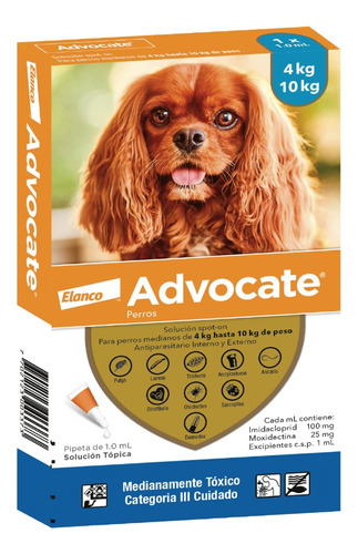 Advocate Perros De 4 - 10 Kg 