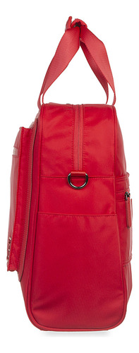 Duffle Bag De Viaje Textil Oe X Pantone Unisex Color Rojo