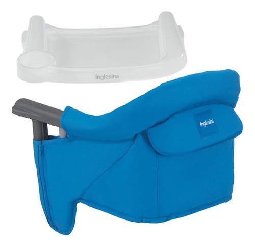 Silla Mesa Con Bandeja Para Comer Inglesina Fast, Azul Claro