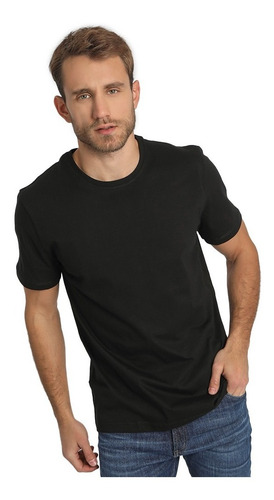 Imagen 4 de 10 de Remera Hombre Algodón Lisa Briganti Pack X 3 Moda Hxim09525