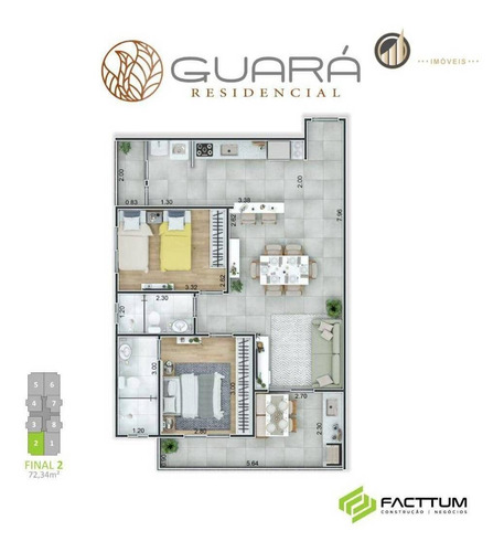 Imagem 17 de 30 de Apartamento Com 2 Dormitórios À Venda, 72 M² Por R$ 392.718,70 - Vila Guilhermina - Praia Grande/sp - Ap2981