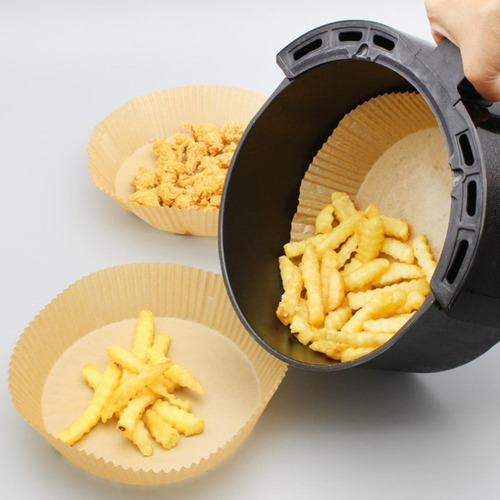 Forros De Papel De Pergaminho De Fritadeira De Ar Marrom