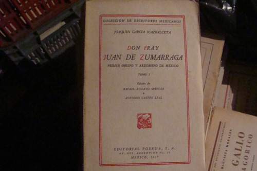 Don Fray Juan De Zumarraga , Juan Garcia Icazbalceta , Tomo 