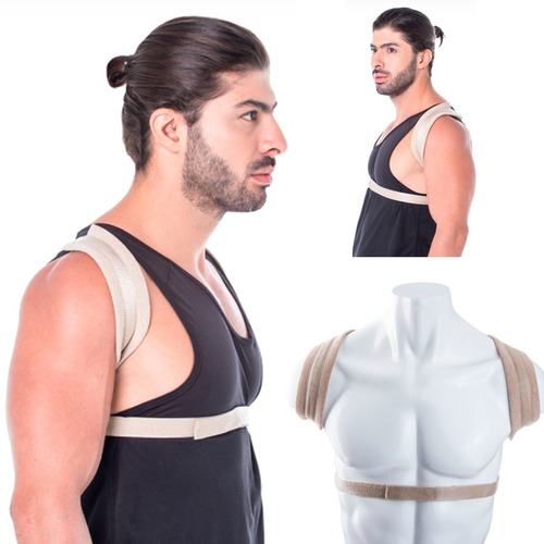 Imagen 2 de 4 de Corrector De Postura Soporte De Hombro Tecnomed Hombre Mujer