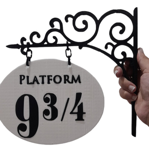 Cartel Plataforma 9 3/4 Harry Potter Anden Decoracion 