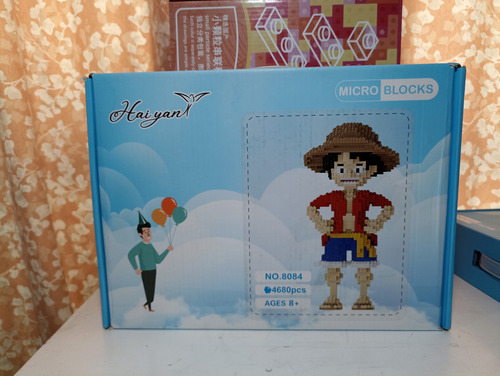Set De Contrucción Microblocks One Piece Monkey D Luffy (Usado)