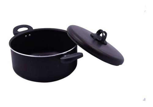 Panela Caçarola Antiaderente Eterna 18 Cm 2,4 Litros Nigro Cor Preto