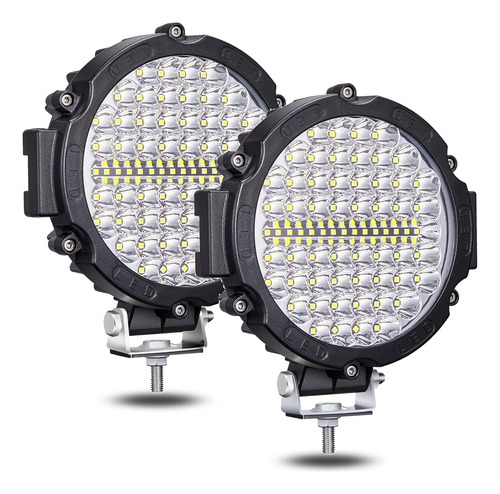 Ronda De Luces Led Off Road, 7 Pulgadas De Inundación Led...