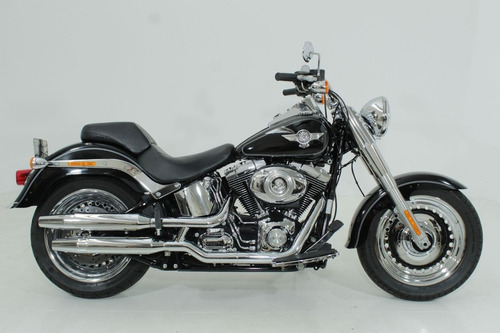 Harley-davidson Fat Boy Flstf 2014 Preta