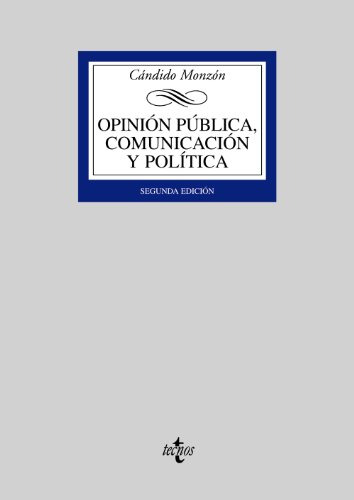 Libro Opinión Pública Comunicación Y Política De Monzón Cánd