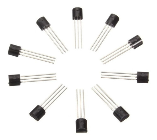 10x Transistor Bc547 Npn 45v 100ma 500mw