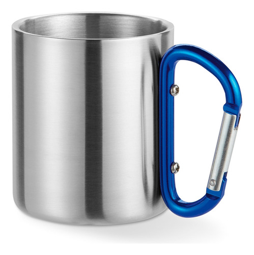 Conjunto De Canecas Ke Home Caneca Kit 6 De Aço Inoxidável Prateado De 6 U