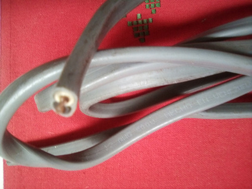 Imagen 2 de 2 de Tres Metros De Cable Plomo #12.... ~$15