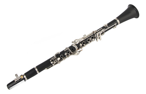 Bb Key Clarinet Set 17 Wood Cleaning Cloth Reed Screwdriver