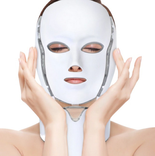 Máscara Facial Led Fototerapia 7 Colores Antiarruga Acné