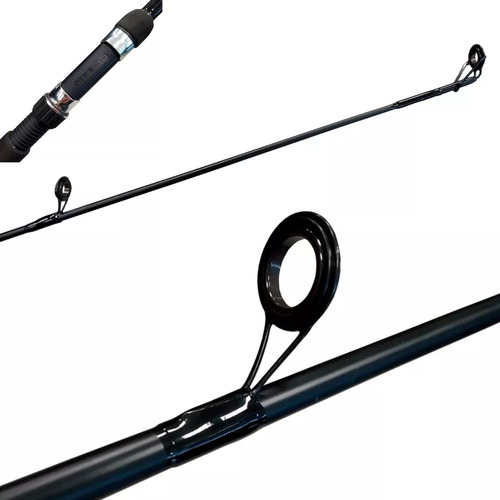 Pesca Okuma Vibe Cor Azul 2,10m, Molinete E Linha