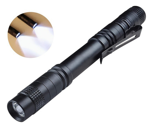 Mini Linterna Con Forma De Bolígrafo, Mini Pila Aaa, Luz De