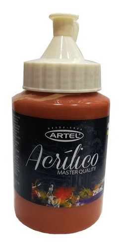 Pintura Artel Acrílica Sombra Tostada 668 250 Ml