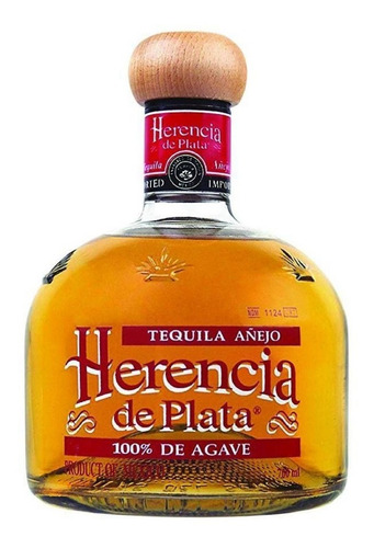 Tequila Herencia De Plata Añejo Mini 50 Ml